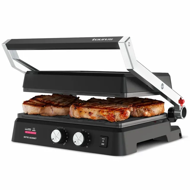 taurus-sandwichera-grill-2600w-plancha-2-en-1-placas-antiadherentes-sin-pfoa-29x image 1