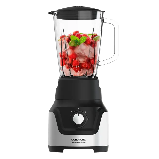 taurus-magnum-press-1500-batidora-de-vaso-con-jarra-de-cristal-1-5l-1500w-2-velo image 1
