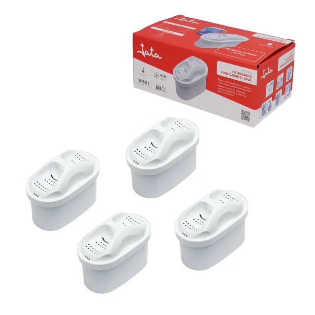 jata-re123x4-pack-de-4-filtros-de-agua-i-nicos-para-jarra-resina-de-intercambio- image 1