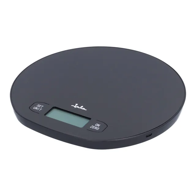 jata-hbal1208-b-scula-de-cocina-digital-sin-pilas-con-carga-usb-reloj-y-temporiz image 1