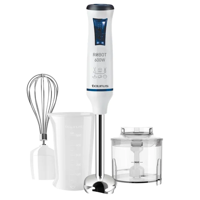 taurus-robot-600-plus-batidora-de-mano-inox-600w-con-20-velocidades-turbo-rotati image 1