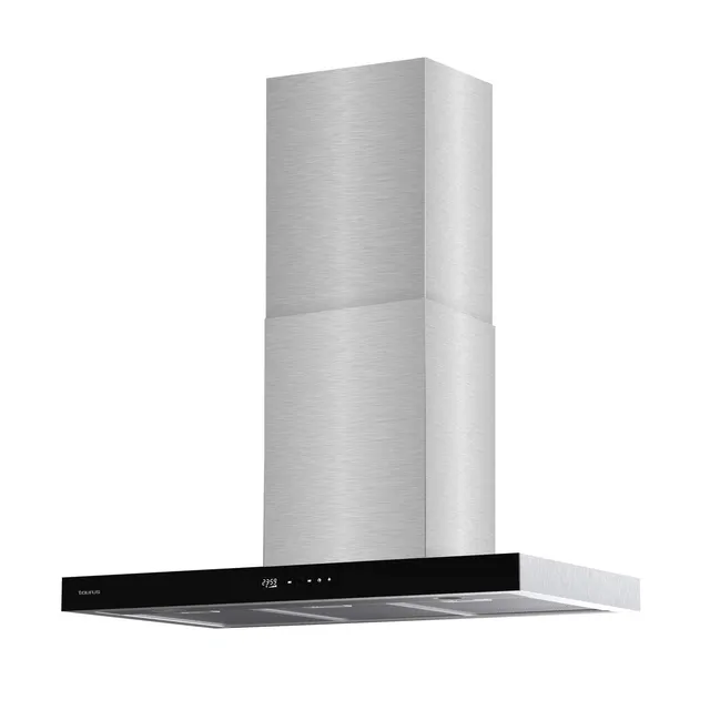 taurus-t90ixal-campana-extractora-decorativa-de-90-cm-en-acero-y-cristal-negro-6 image 1
