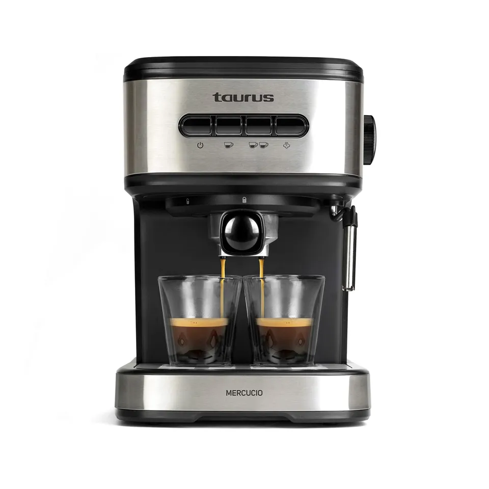 taurus-mercucio-cafetera-espresso-20-bar-programable-con-sistema-extra-cream-vap image 1
