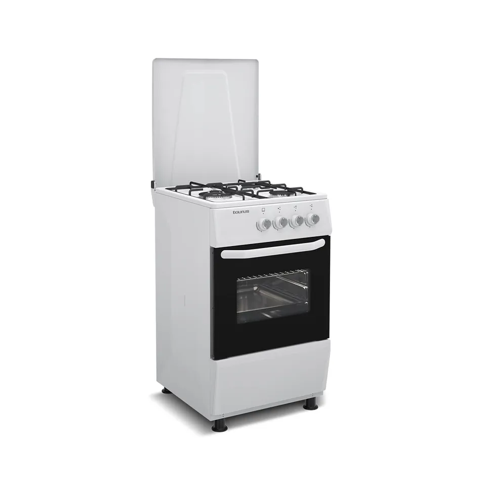 taurus-cig3fwhm-cocina-de-gas-butano-independiente-con-3-quemadores-horno-50-l-y image 1