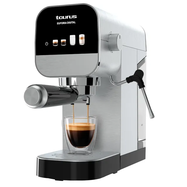 taurus-euforia-digital-cafetera-espresso-de-1350-w-con-20-bares-de-presi-n-panta image 1