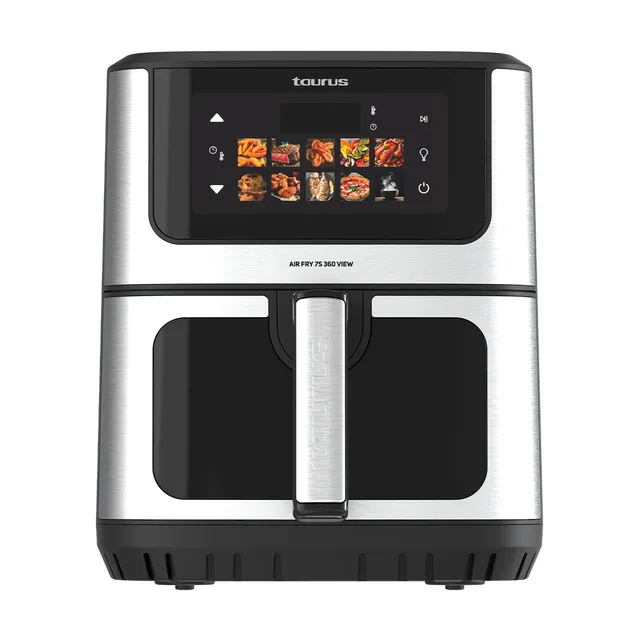 taurus-air-fryer-7s-360-view-freidora-de-aire-6-5-l-con-doble-resistencia-360-he image 1