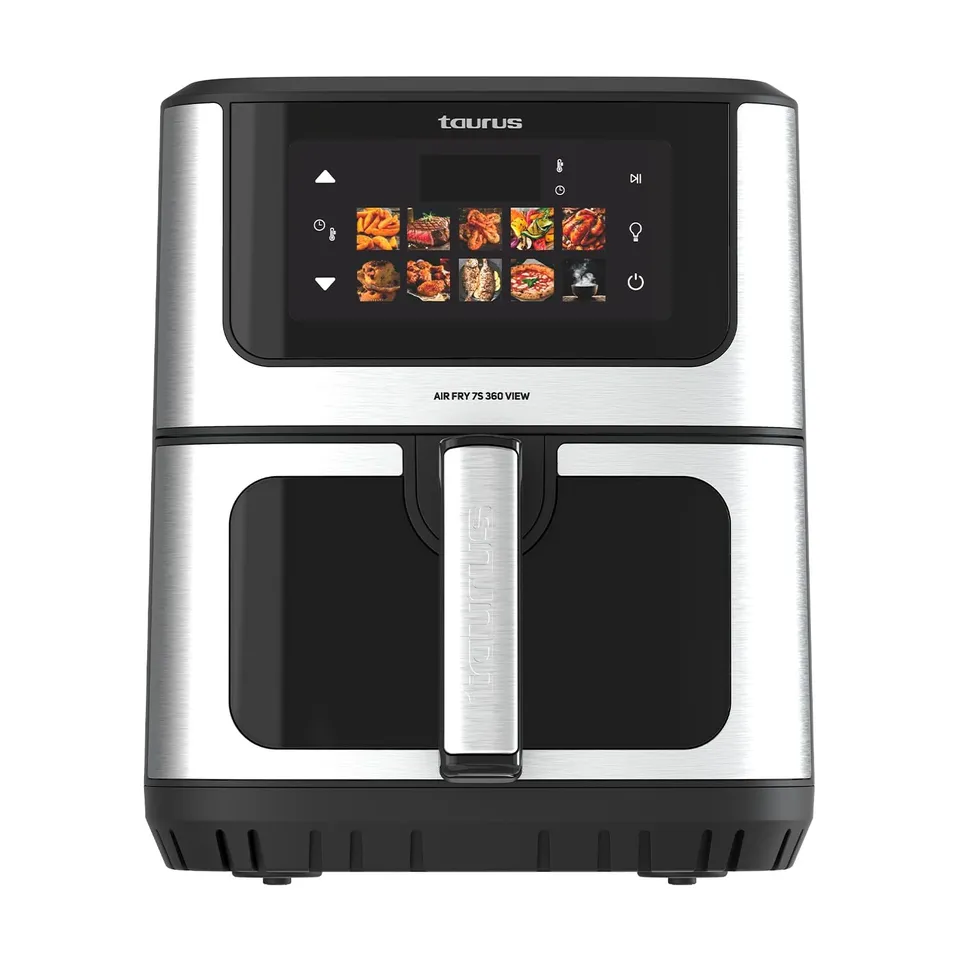 taurus-air-fryer-7s-360-view-freidora-de-aire-6-5-l-con-doble-resistencia-360-he image 1