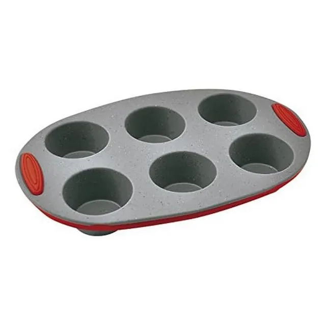 jata-hogar-mc62-molde-de-silicona-platino-para-muffins-y-magdalenas-6-cavidades- image 1