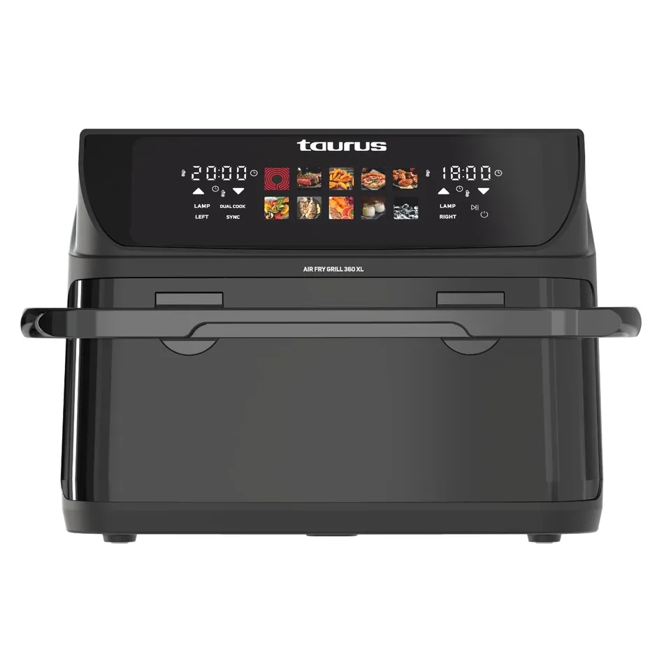 taurus-air-fryer-grill-360-10l-2800w-freidora-de-aire-sin-aceite-con-cestillo-di image 1