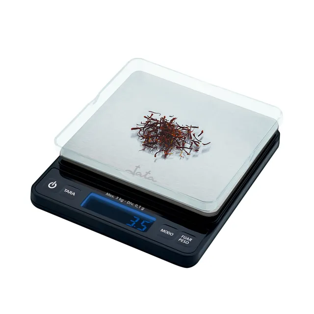 jata-hbal0370-b-scula-de-cocina-digital-de-precisi-n-0-3-g-3-kg-acero-inoxidable image 1
