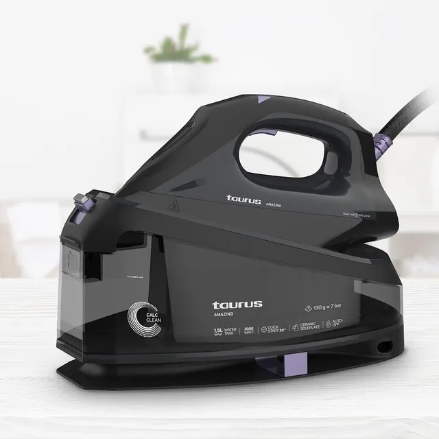 taurus-amazing-centro-de-planchado-3000w-dep-sito-1-5l-vapor-constante-130g-min- image 1