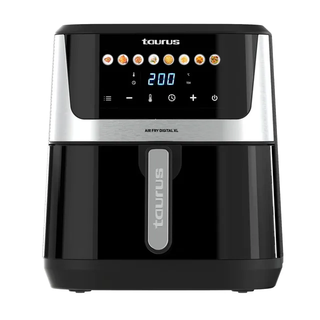 taurus-air-fry-digital-xl-8l-freidora-de-aire-1700w-con-pantalla-t-ctil-8-progra image 1