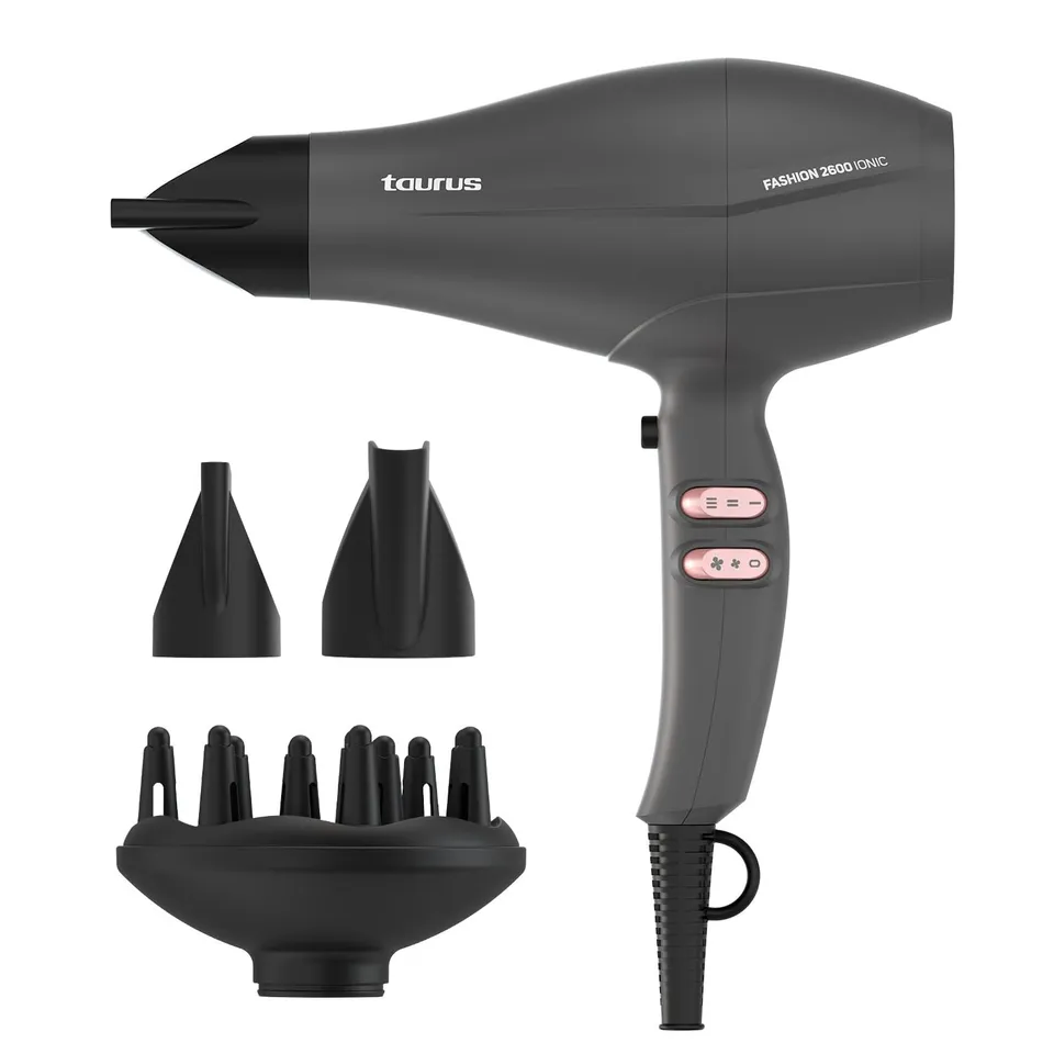 taurus-fashion-2600-ionic-secador-de-pelo-profesional-2600w-con-motor-ac-difusor image 1