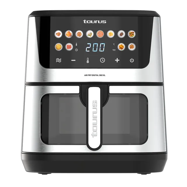 taurus-air-fry-digital-360-xl-freidora-de-aire-2100w-con-8-l-de-capacidad-12-pro image 1