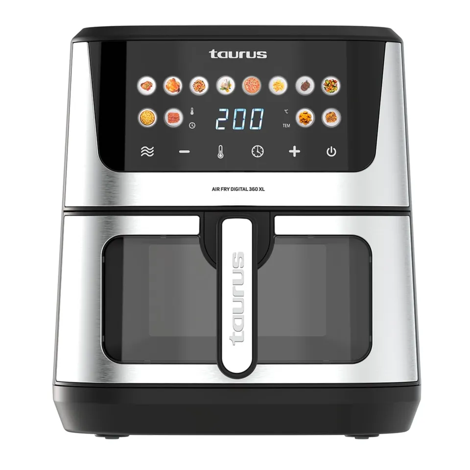taurus-air-fry-digital-360-xl-freidora-de-aire-2100w-con-8-l-de-capacidad-12-pro image 1
