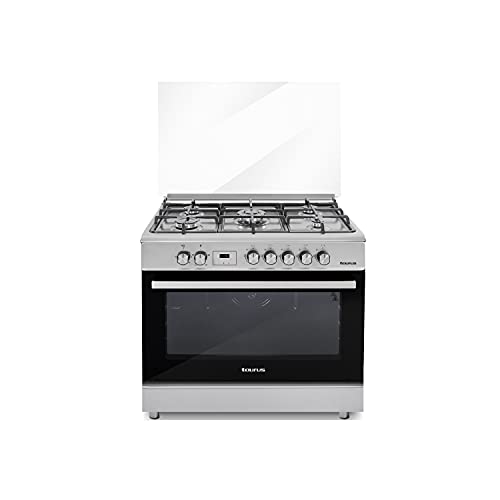 taurus-cige5fixm-cocina-mixta-independiente-90x60-cm-acero-inoxidable-5-quemador image 3