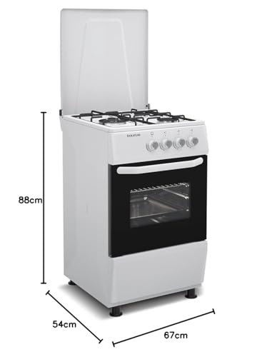 taurus-cig3fwhm-cocina-de-gas-butano-independiente-con-3-quemadores-horno-50-l-y image 6