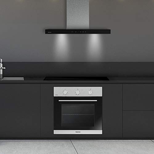 taurus-t90ixal-campana-extractora-decorativa-de-90-cm-en-acero-y-cristal-negro-6 image 7