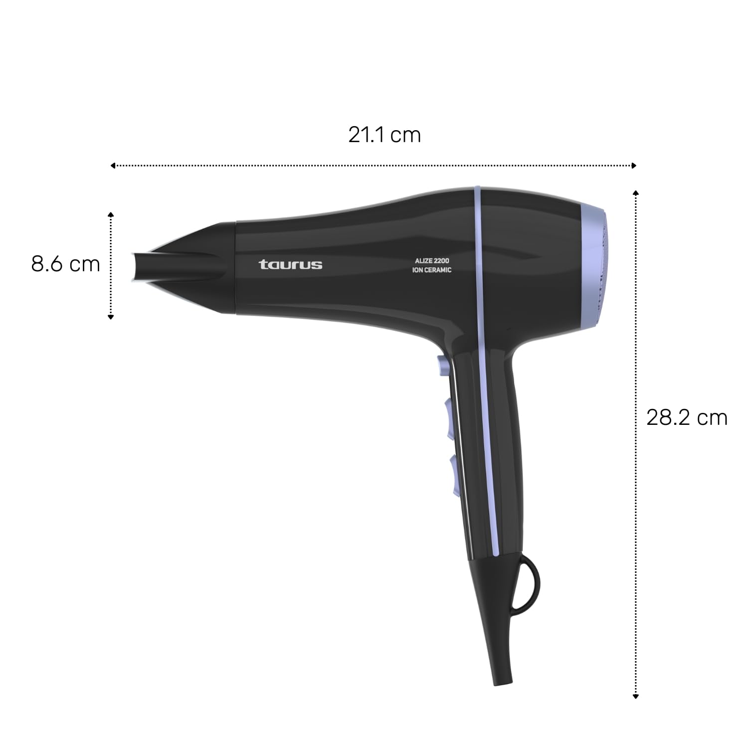 taurus-secador-de-pelo-2200w-secador-i-nico-y-cer-mico-con-difusor-concentrador- image 8
