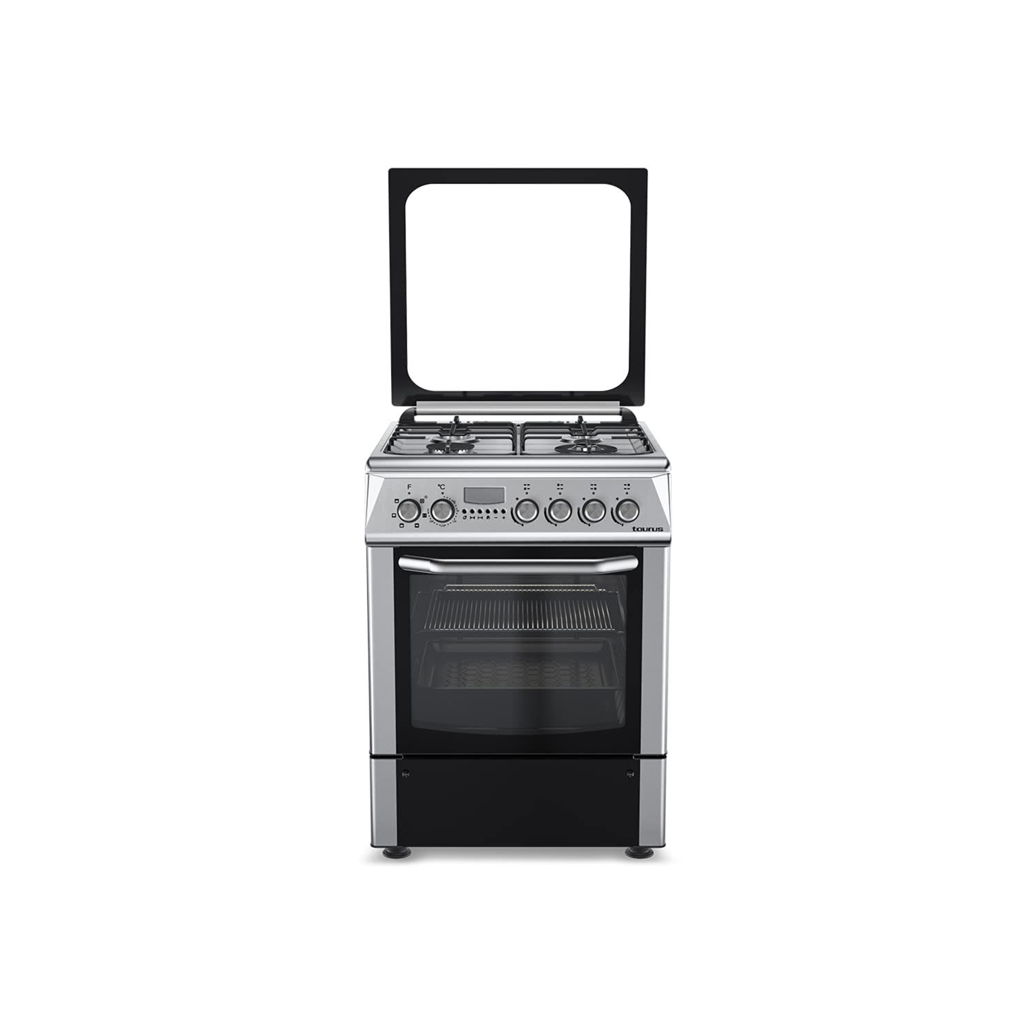 taurus-cige4fixm-cocina-mixta-independiente-gas-el-ctrica-4-quemadores-con-horno image 2