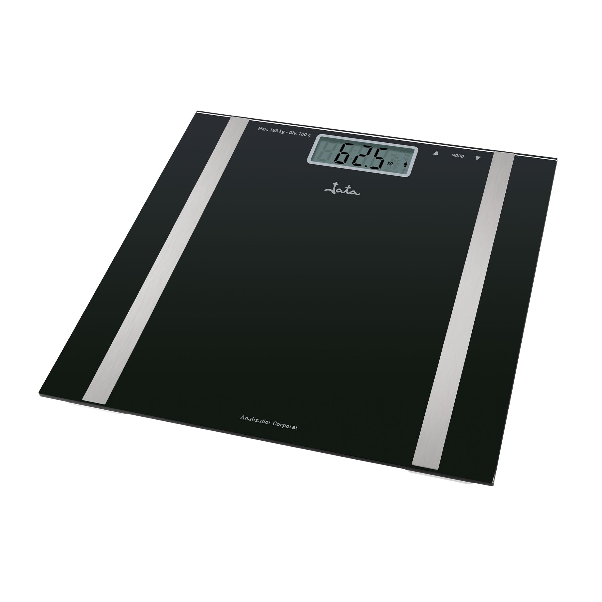 jata-531-b-scula-de-ba-o-digital-con-an-lisis-de-grasa-corporal-lcd-180-kg-plata image 1