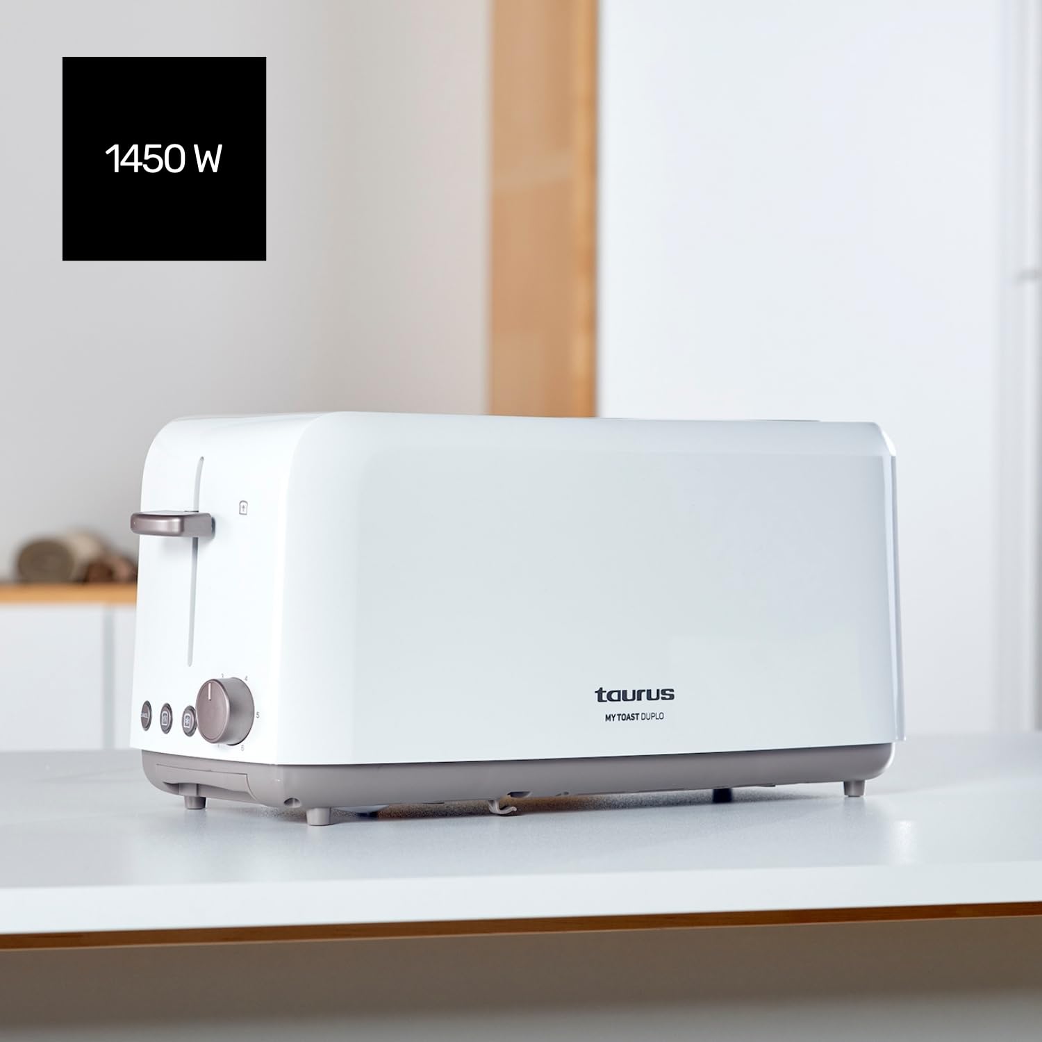 taurus-my-toast-duplo-tostadora-1450w-con-doble-ranura-larga-y-ancha-6-niveles-d image 2