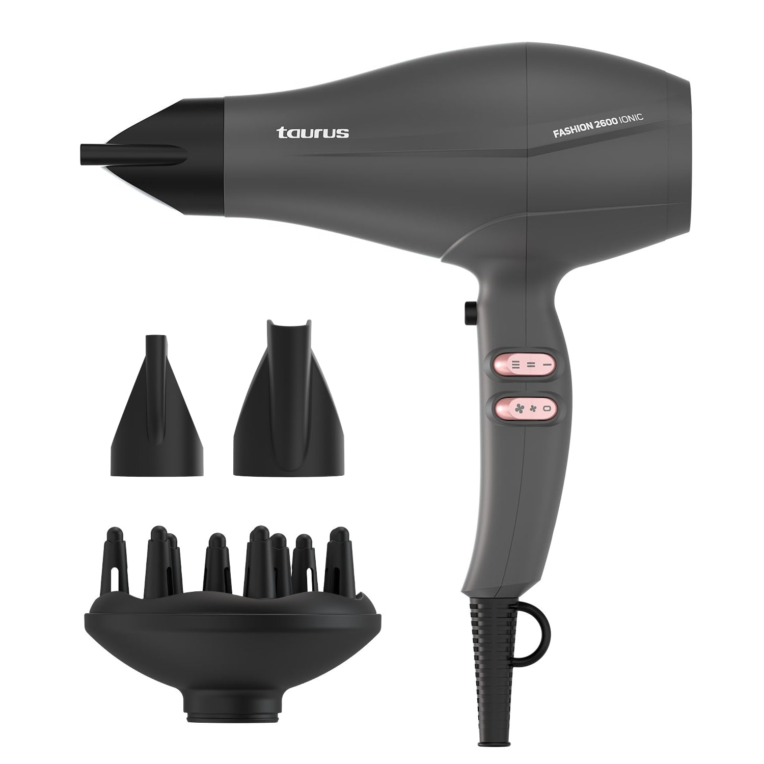 taurus-fashion-2600-ionic-secador-de-pelo-profesional-2600w-con-motor-ac-difusor image 1