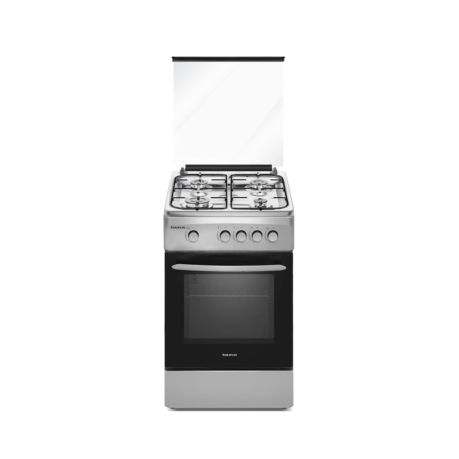 taurus-cig4fixm-cocina-de-gas-butano-independiente-4-quemadores-horno-de-gas-55l image 1
