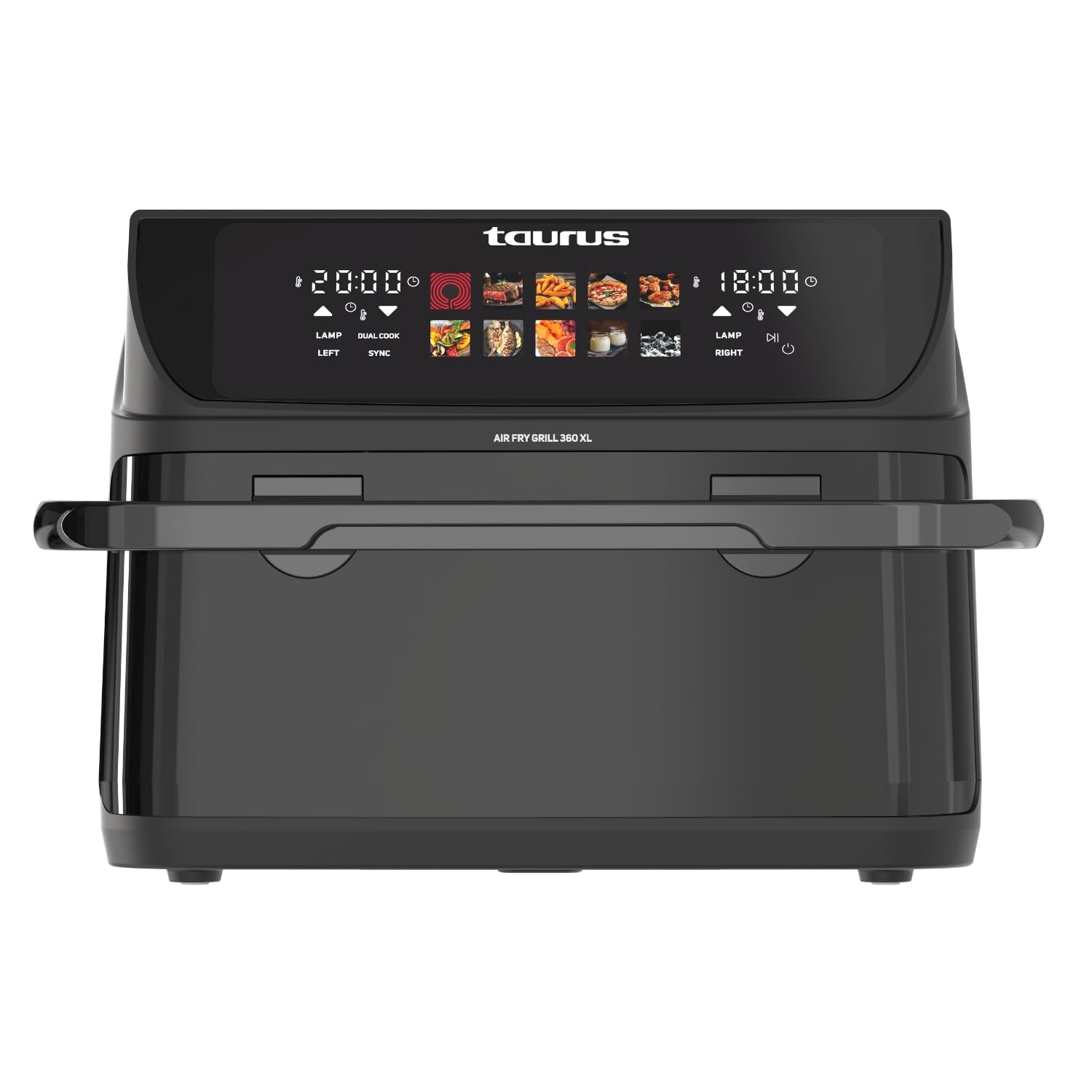 taurus-air-fryer-grill-360-10l-2800w-freidora-de-aire-sin-aceite-con-cestillo-di image 1