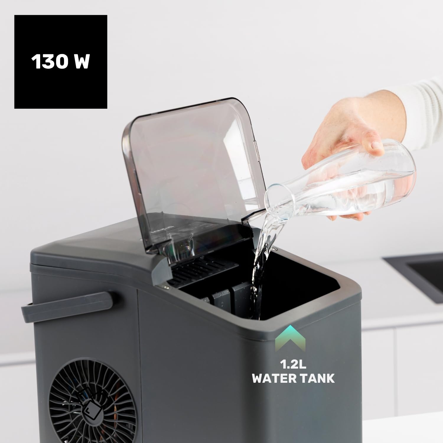 taurus-m-quina-de-hacer-hielo-port-til-12kg-24h-hielo-en-6-minutos-2-tama-os-de- image 2