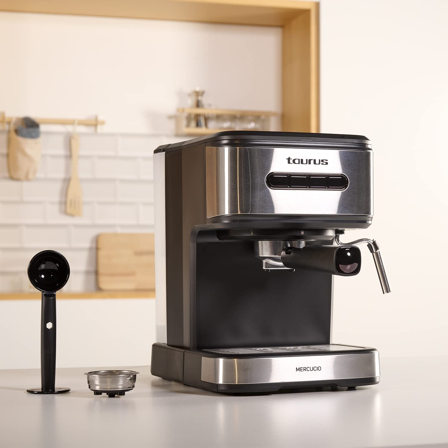 taurus-mercucio-cafetera-espresso-20-bar-programable-con-sistema-extra-cream-vap image 6