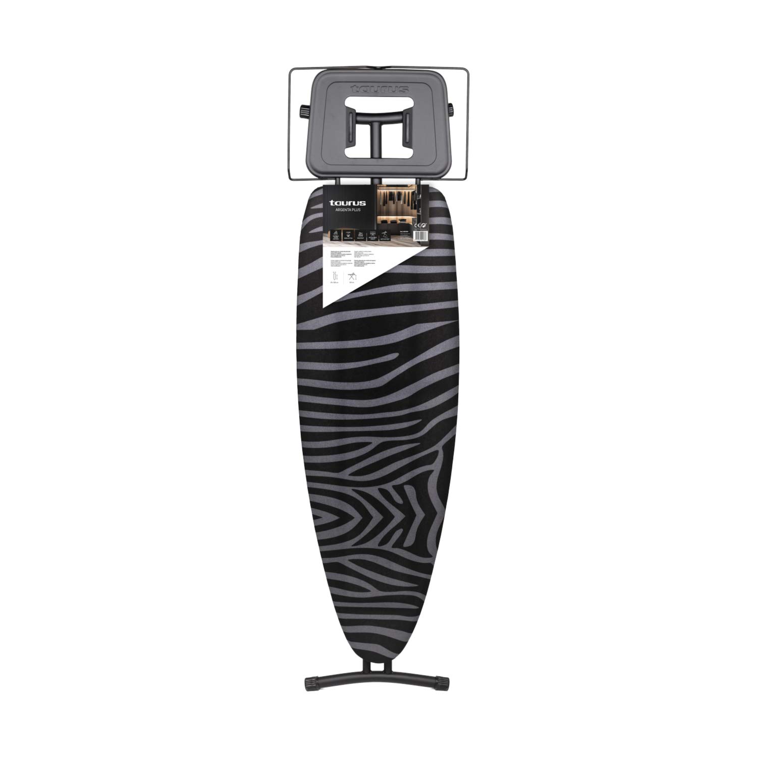 taurus-argenta-black-tabla-de-planchar-plegable-110x32-cm-con-altura-regulable-h image 6