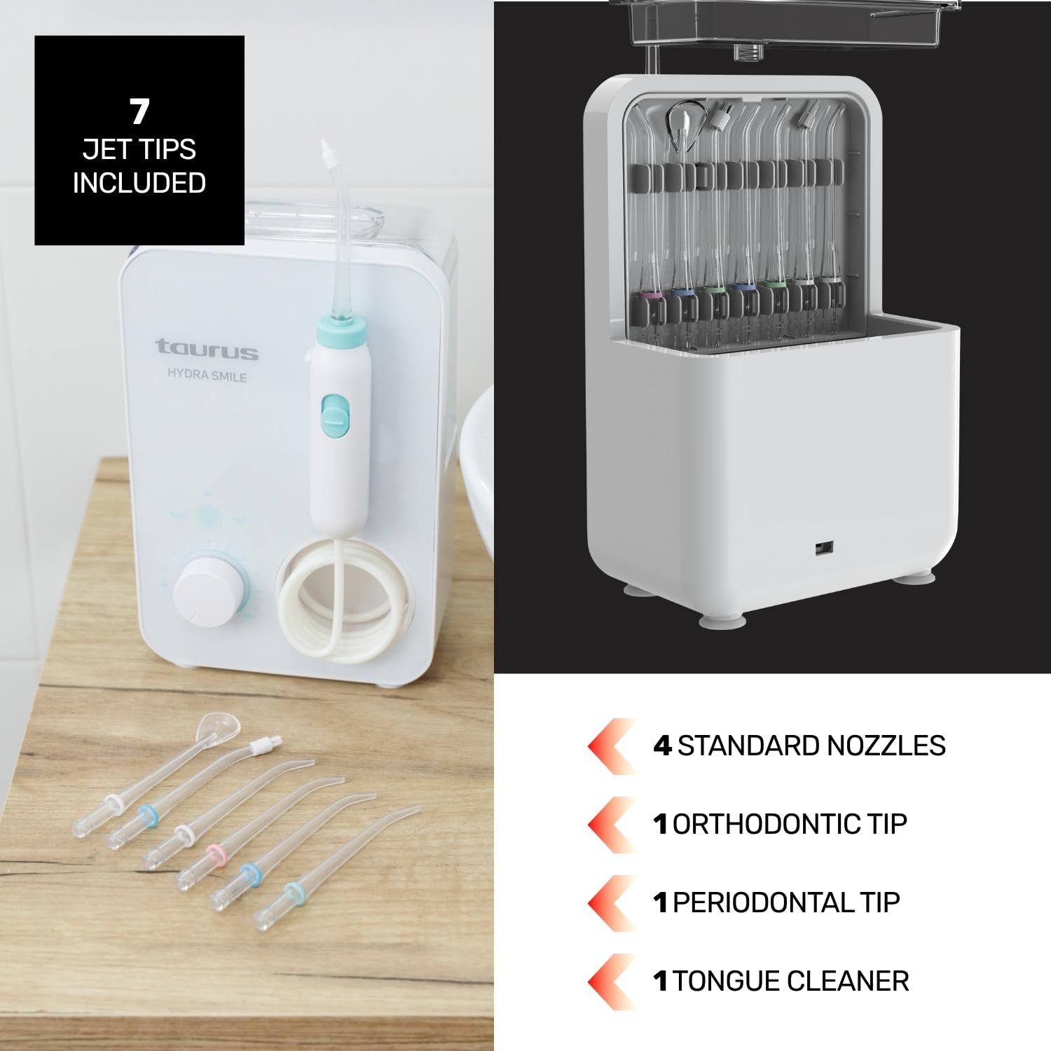 taurus-hydra-smile-irrigador-bucal-dental-20w-dep-sito-600-ml-10-niveles-de-pres image 6