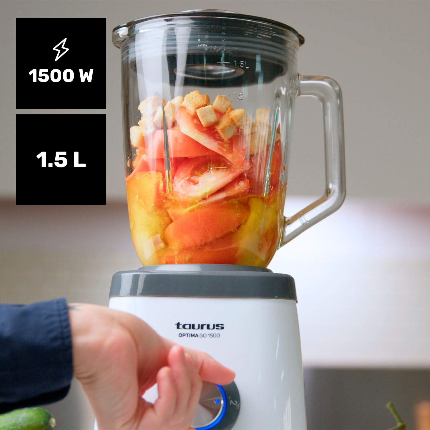 taurus-optima-go-1500-batidora-de-vaso-1500-w-con-vaso-port-til-de-500-ml-jarra- image 2