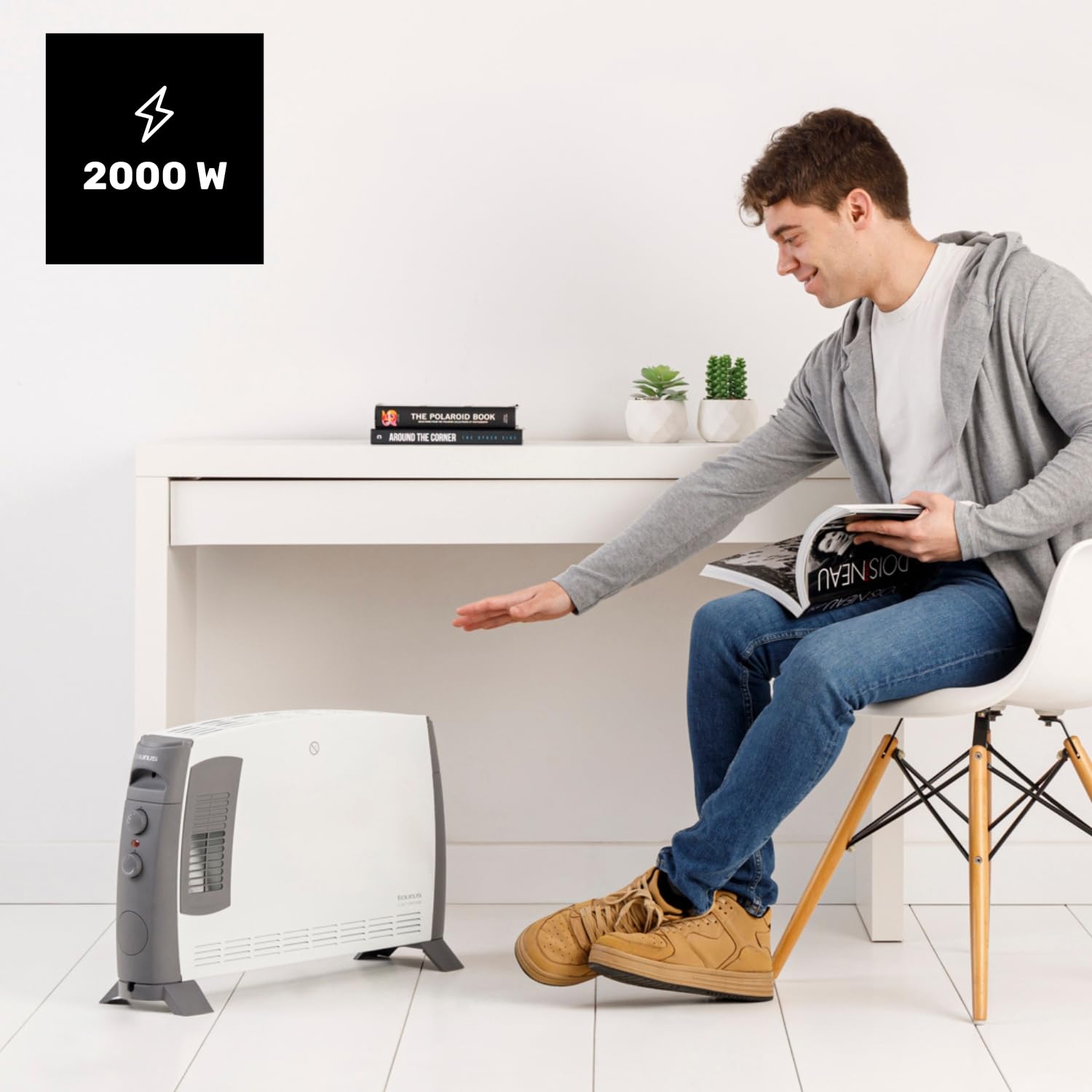 taurus-clima-turbo-2000-radiador-convector-el-ctrico-de-2000w-3-intensidades-fun image 2