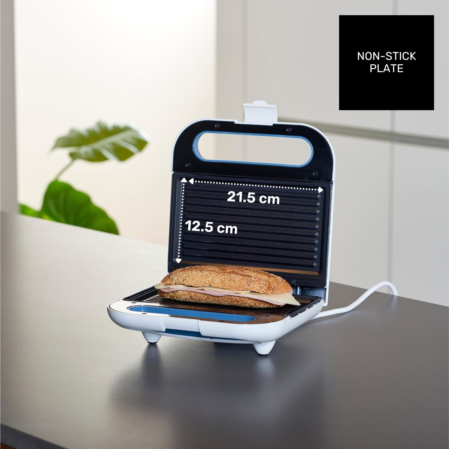 taurus-mysandwich-grill-sandwichera-el-ctrica-800-w-con-placas-grill-antiadheren image 6