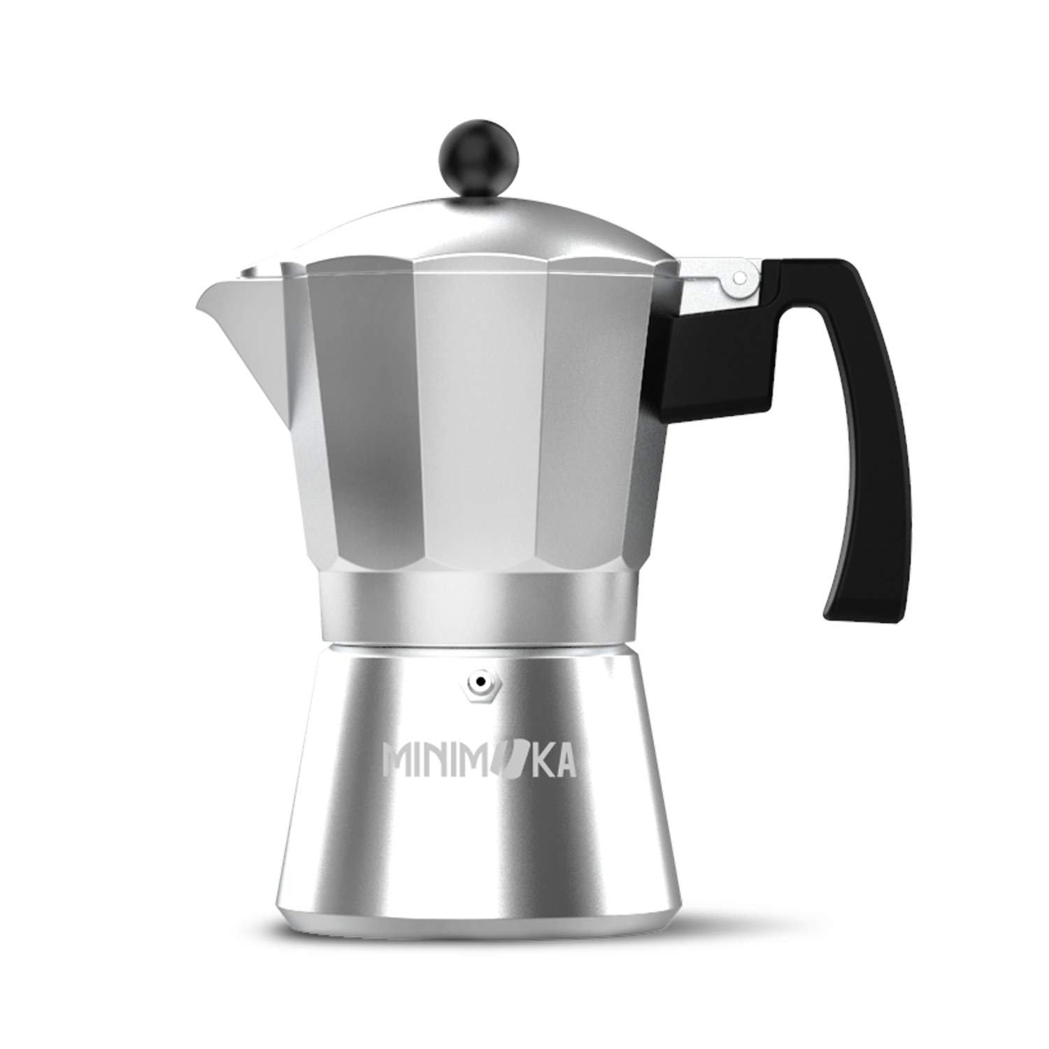 taurus-minimoka-12-cafetera-italiana-de-12-tazas-con-base-y-filtro-de-acero-inox image 1