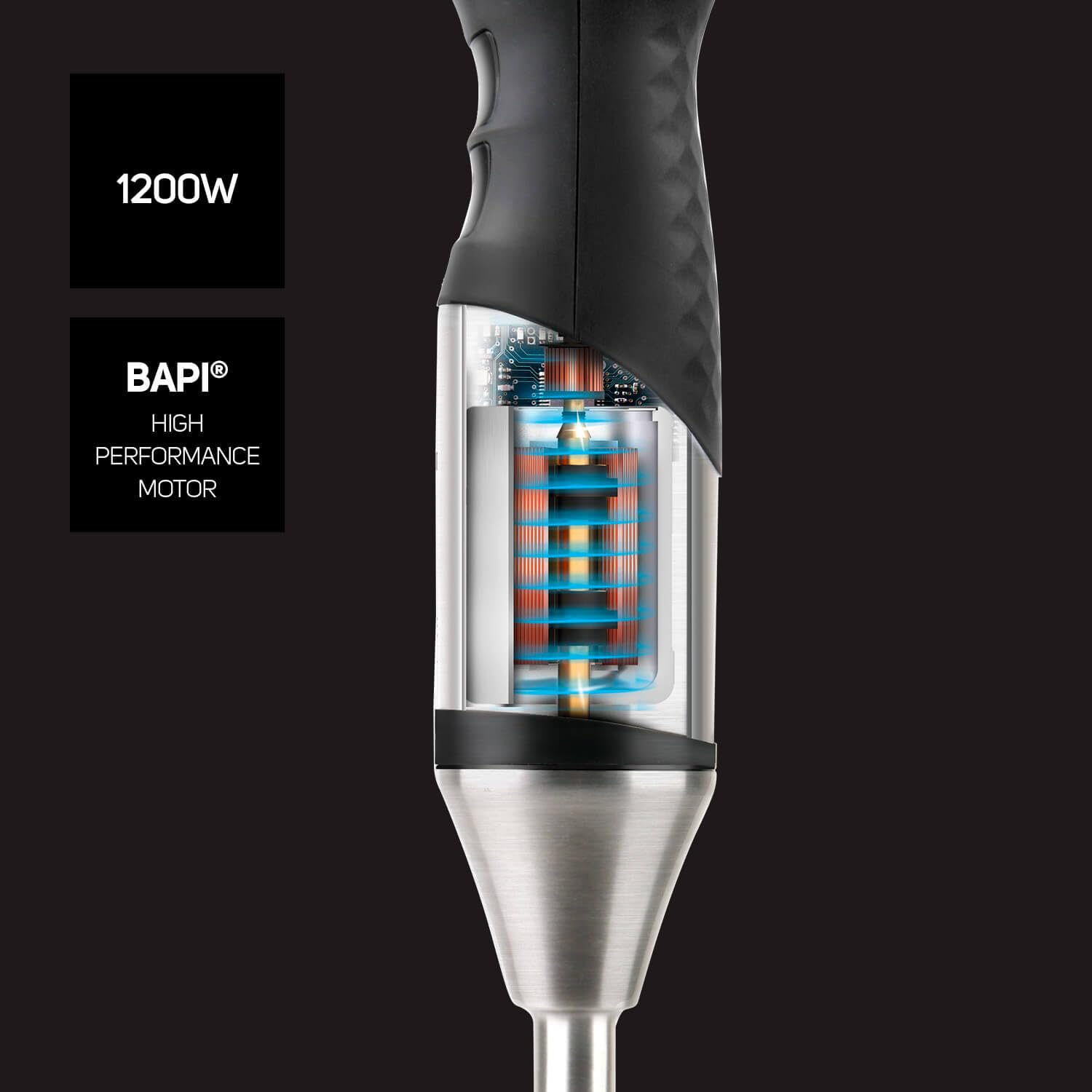 taurus-bapi-1200-plus-inox-batidora-de-mano-1200w-con-20-velocidades-y-turbo-pic image 3