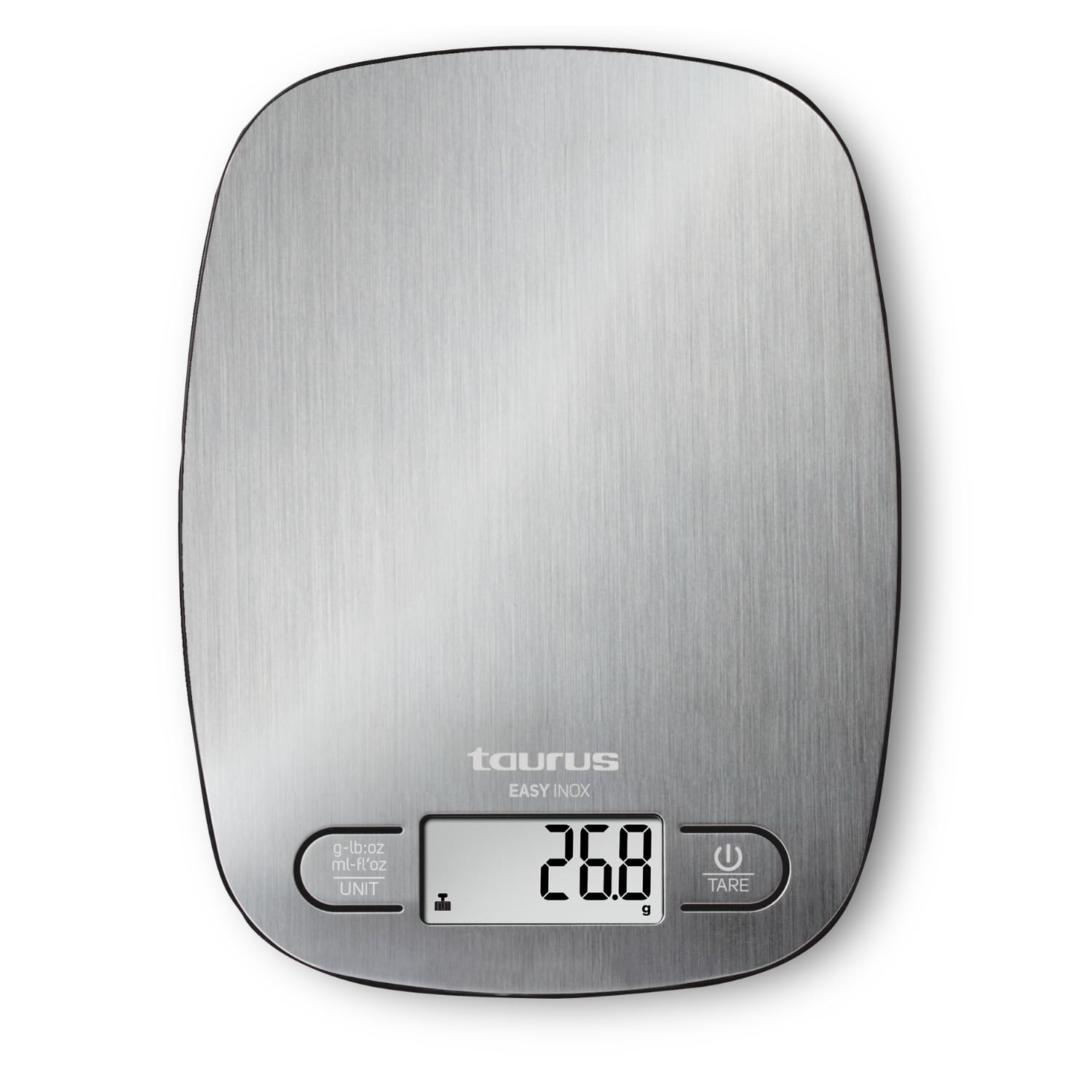 taurus-easy-inox-b-scula-de-cocina-digital-5-kg-funci-n-tara-4-sensores-de-preci image 1