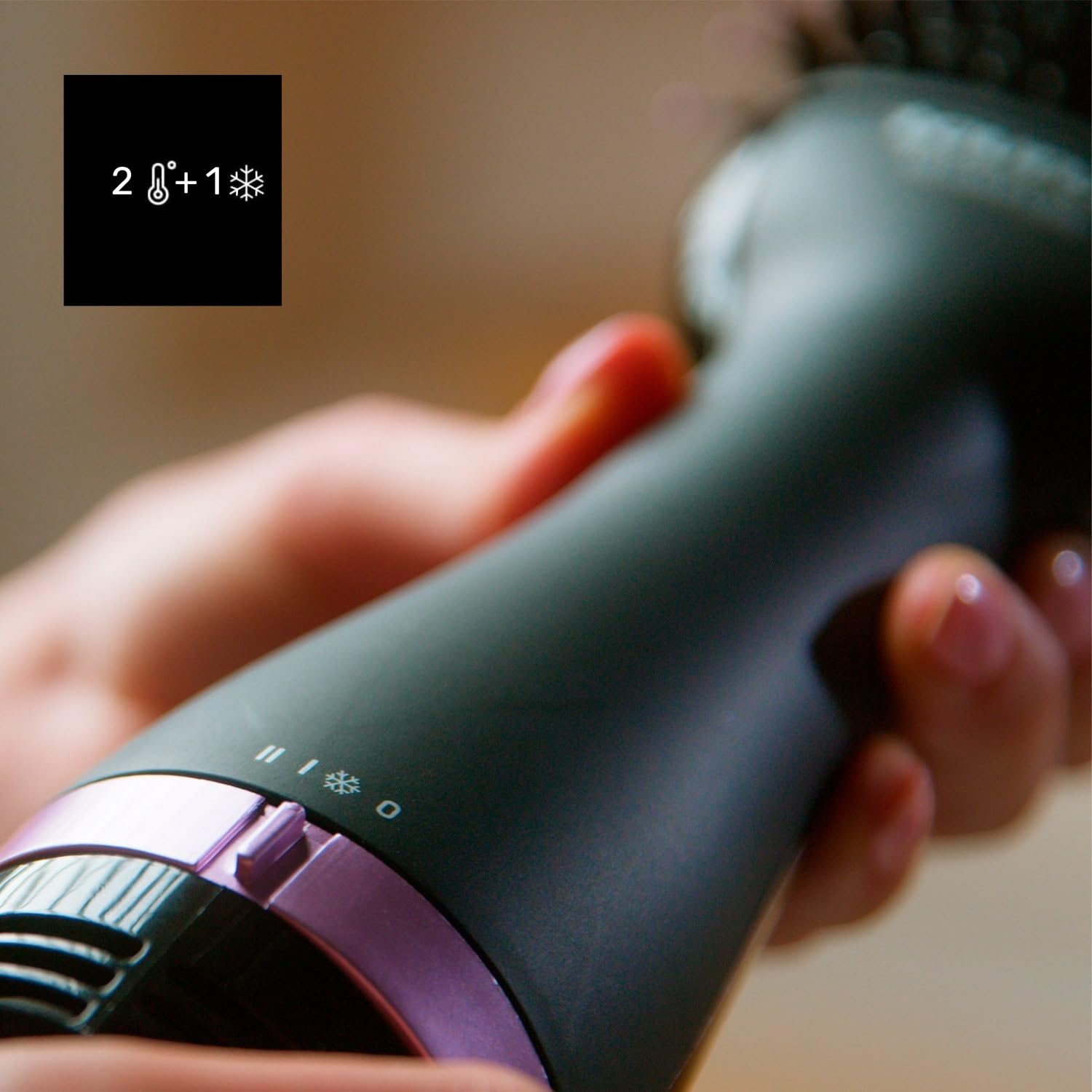 taurus-cepillo-de-aire-1200w-moldeador-i-nico-cer-mico-voluminizador-3-velocidad image 3