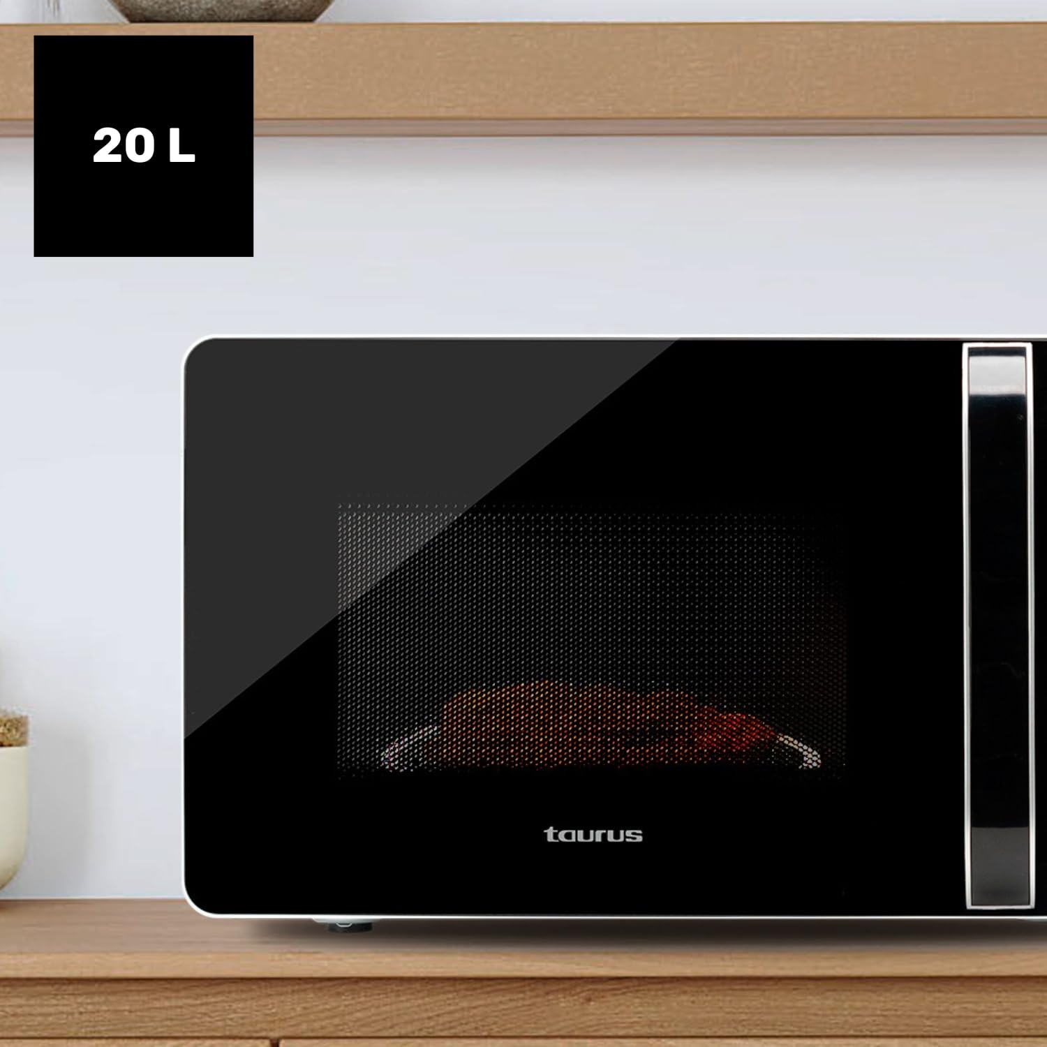taurus-fastwave-20-grill-microondas-con-grill-20l-700w-grill-800w-smartheat-auto image 4