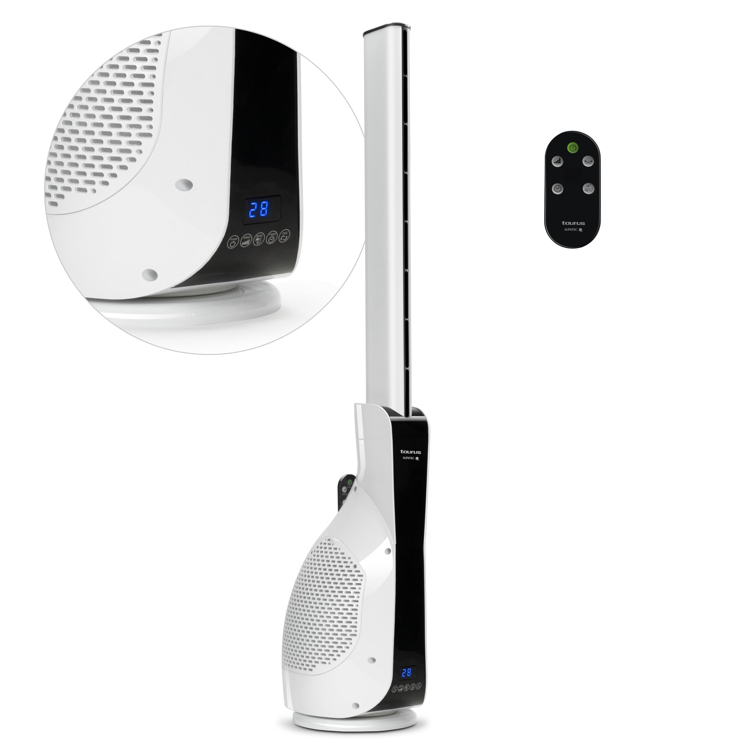 taurus-babel-invisible-amazing-digital-ventilador-de-torre-sin-palas-30w-101-cm- image 1