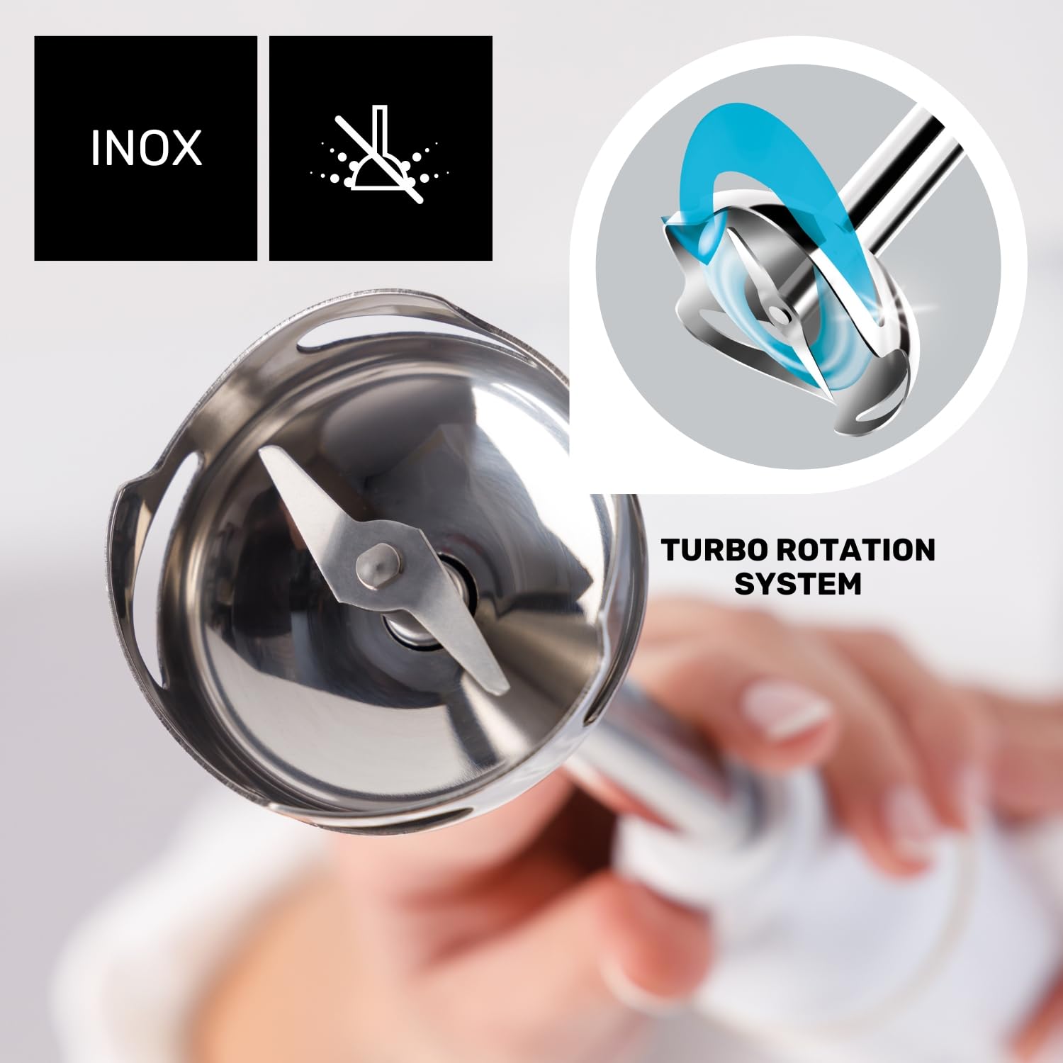 taurus-robot-600-plus-batidora-de-mano-inox-600w-con-20-velocidades-turbo-rotati image 3