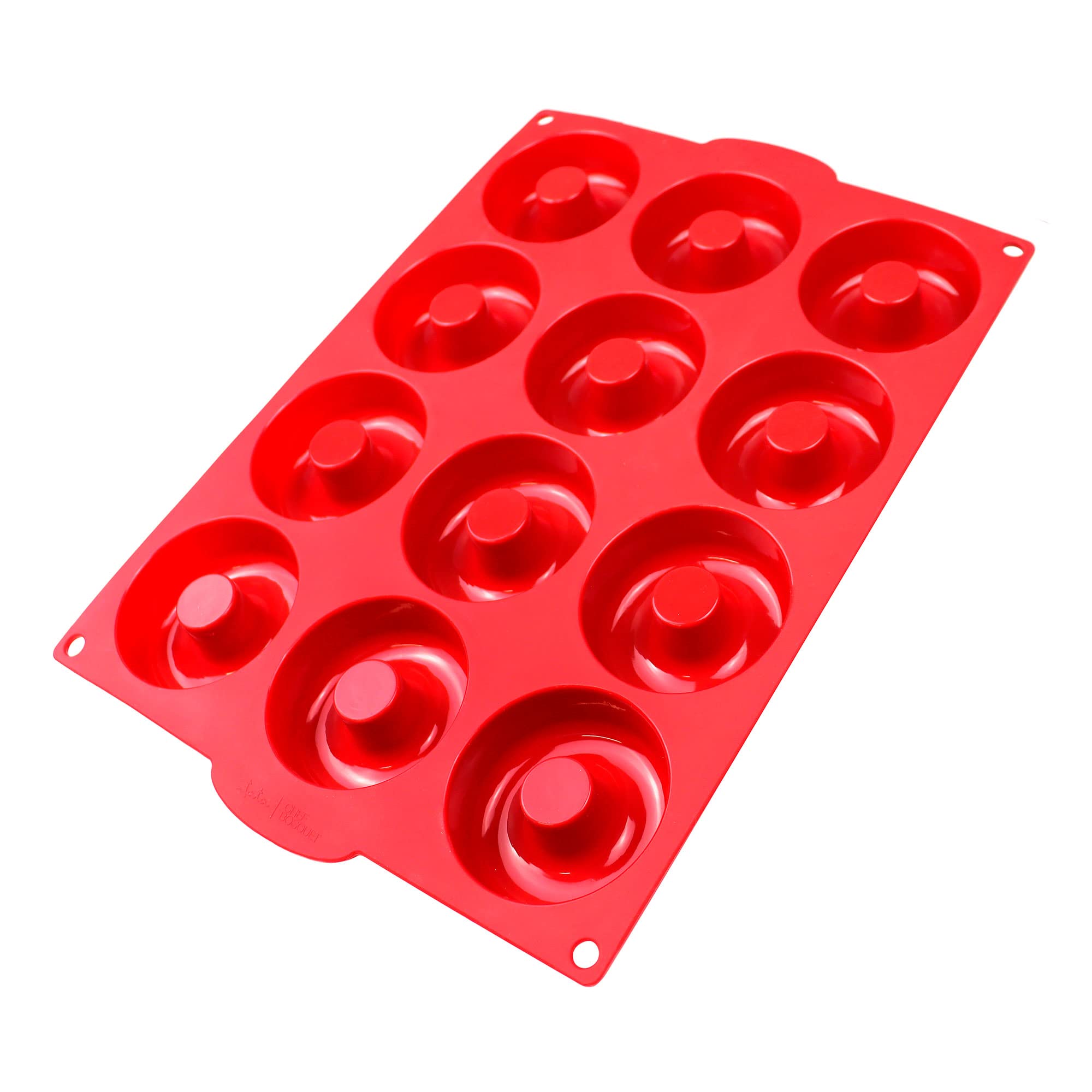 jata-hmol5212-chef-bosquet-molde-de-silicona-para-donuts-de-12-cavidades-de-100- image 2