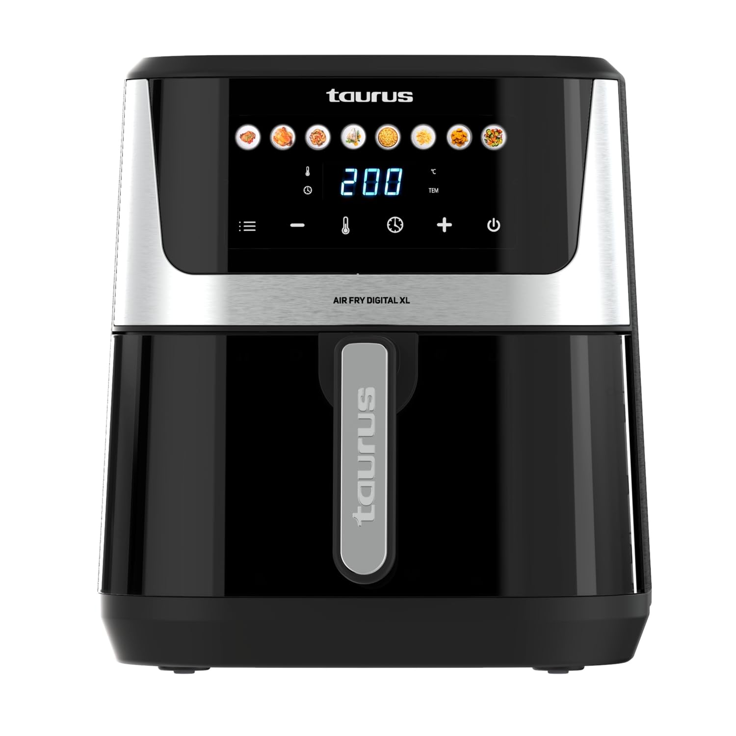 taurus-air-fry-digital-xl-8l-freidora-de-aire-1700w-con-pantalla-t-ctil-8-progra image 1