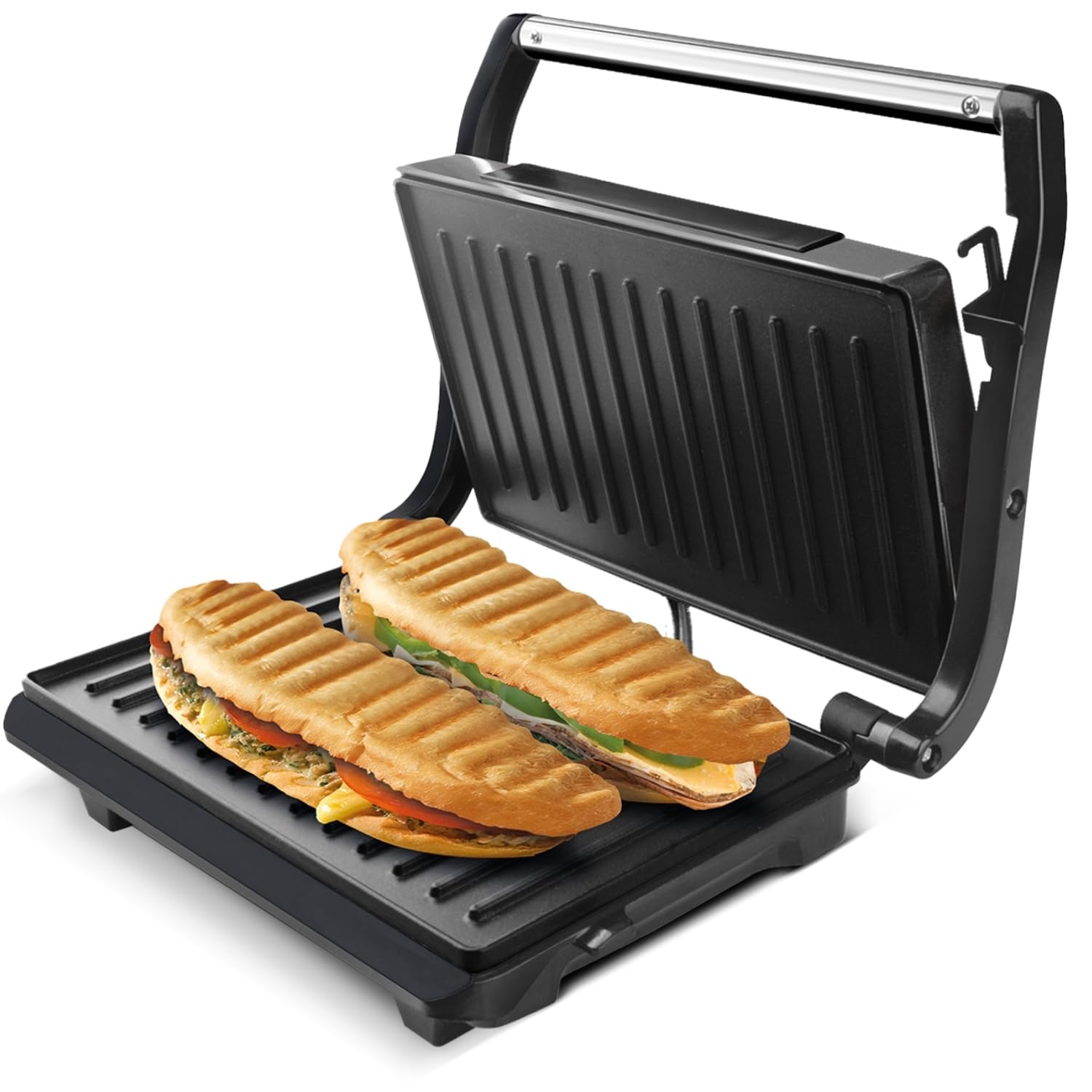 taurus-amazing-gr1700-sandwichera-el-ctrica-700w-placas-grill-antiadherentes-aut image 1