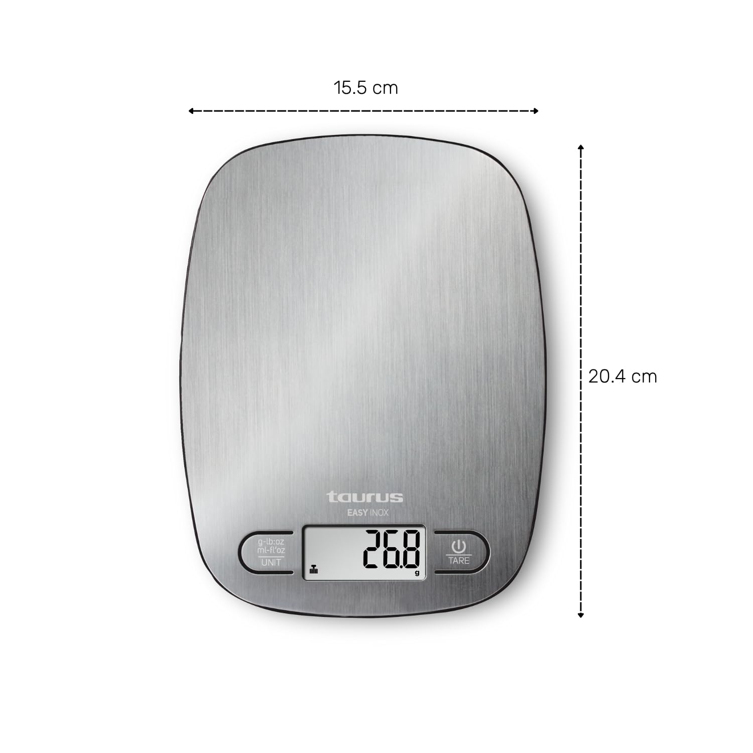 taurus-easy-inox-b-scula-de-cocina-digital-5-kg-funci-n-tara-4-sensores-de-preci image 8