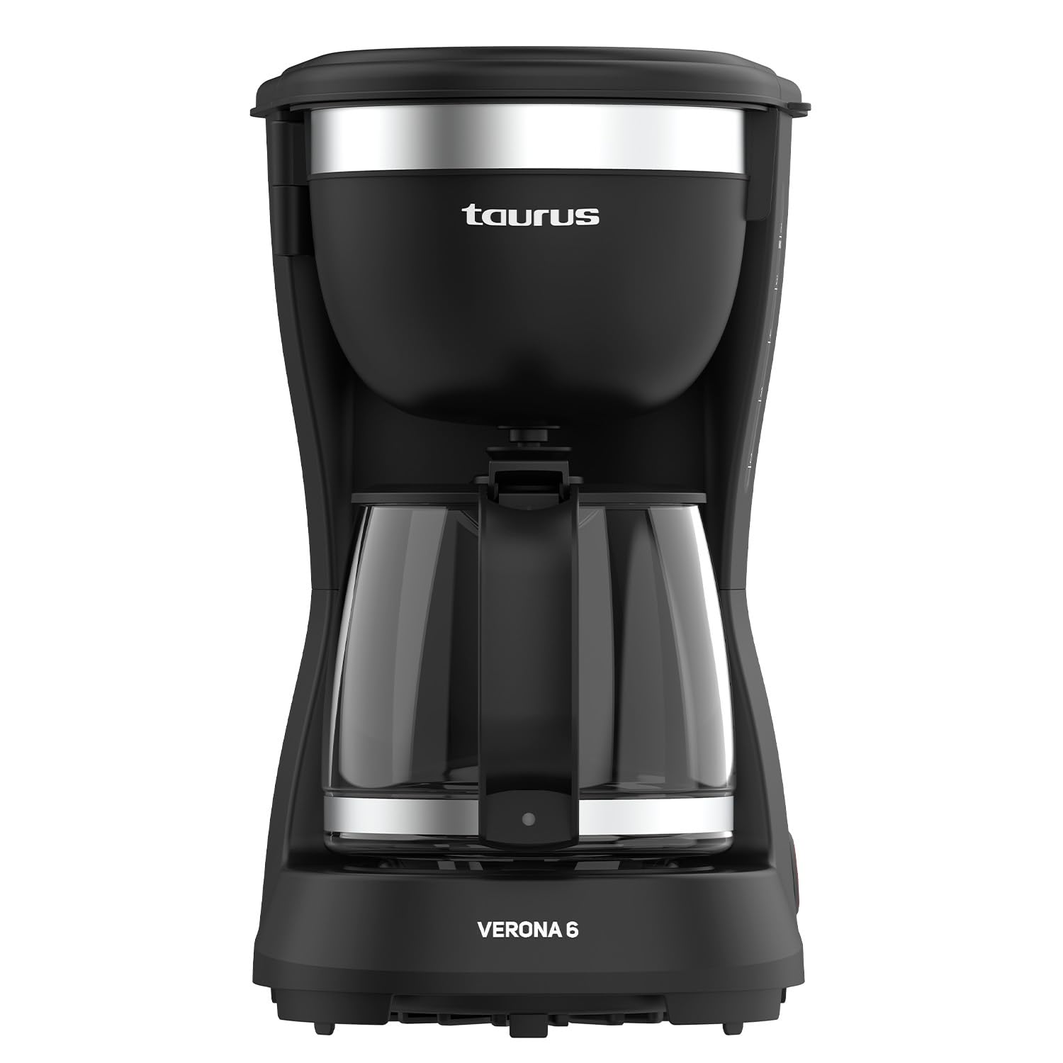 taurus-verona-6-cafetera-de-goteo-600-w-con-placa-calefactora-filtro-permanente- image 1