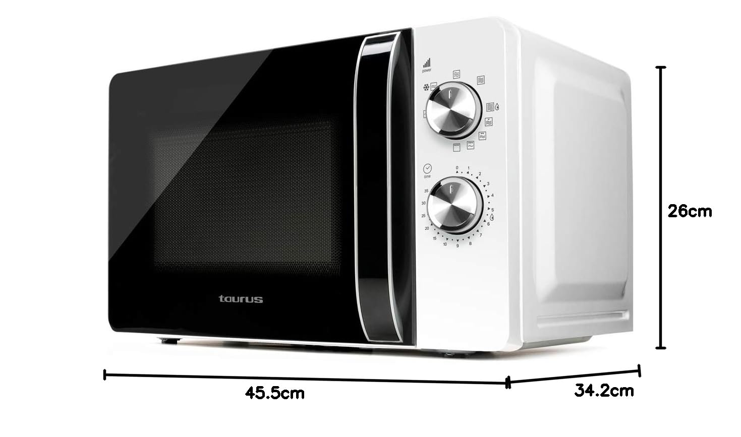 taurus-fastwave-20-grill-microondas-con-grill-20l-700w-grill-800w-smartheat-auto image 8