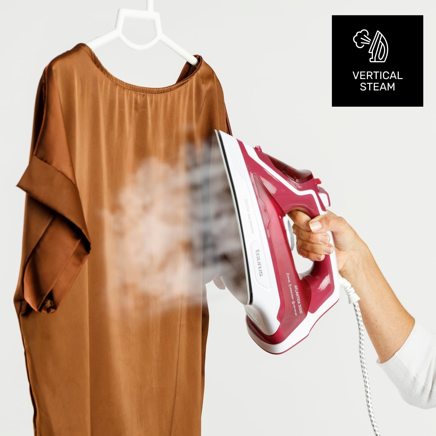 taurus-atlantida-3000-plancha-de-vapor-3000w-golpe-de-vapor-200g-min-vapor-conti image 7